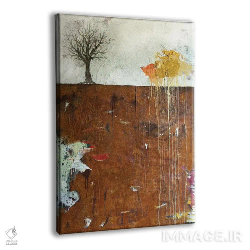 تابلو انتزاعی عمیق اثر کنت یانگستروم - نمای پرسپکتیو محصول