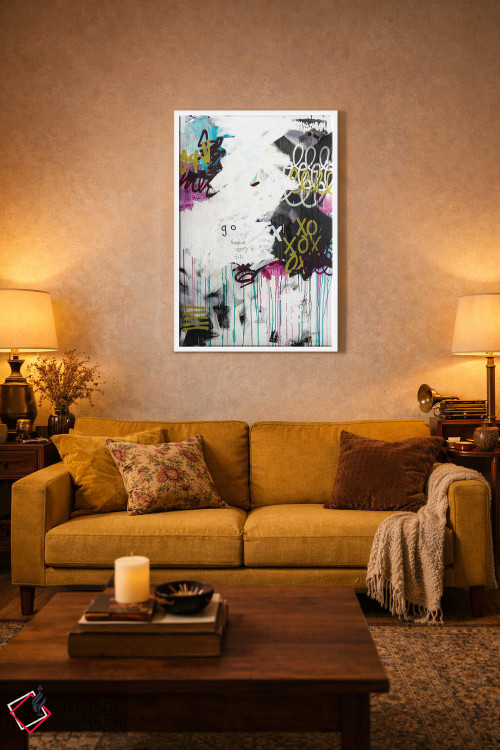 تابلو مدرن برو دنبال یک داستان اثر کنت یانگستروم - D2W