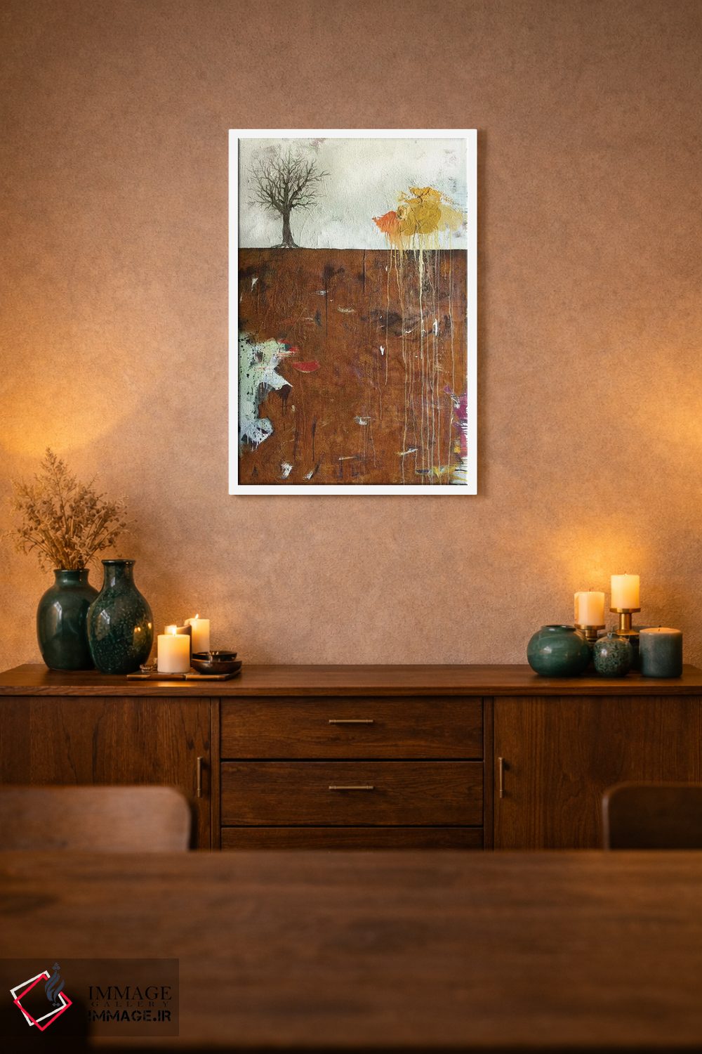 تابلو انتزاعی عمیق اثر کنت یانگستروم - D2W