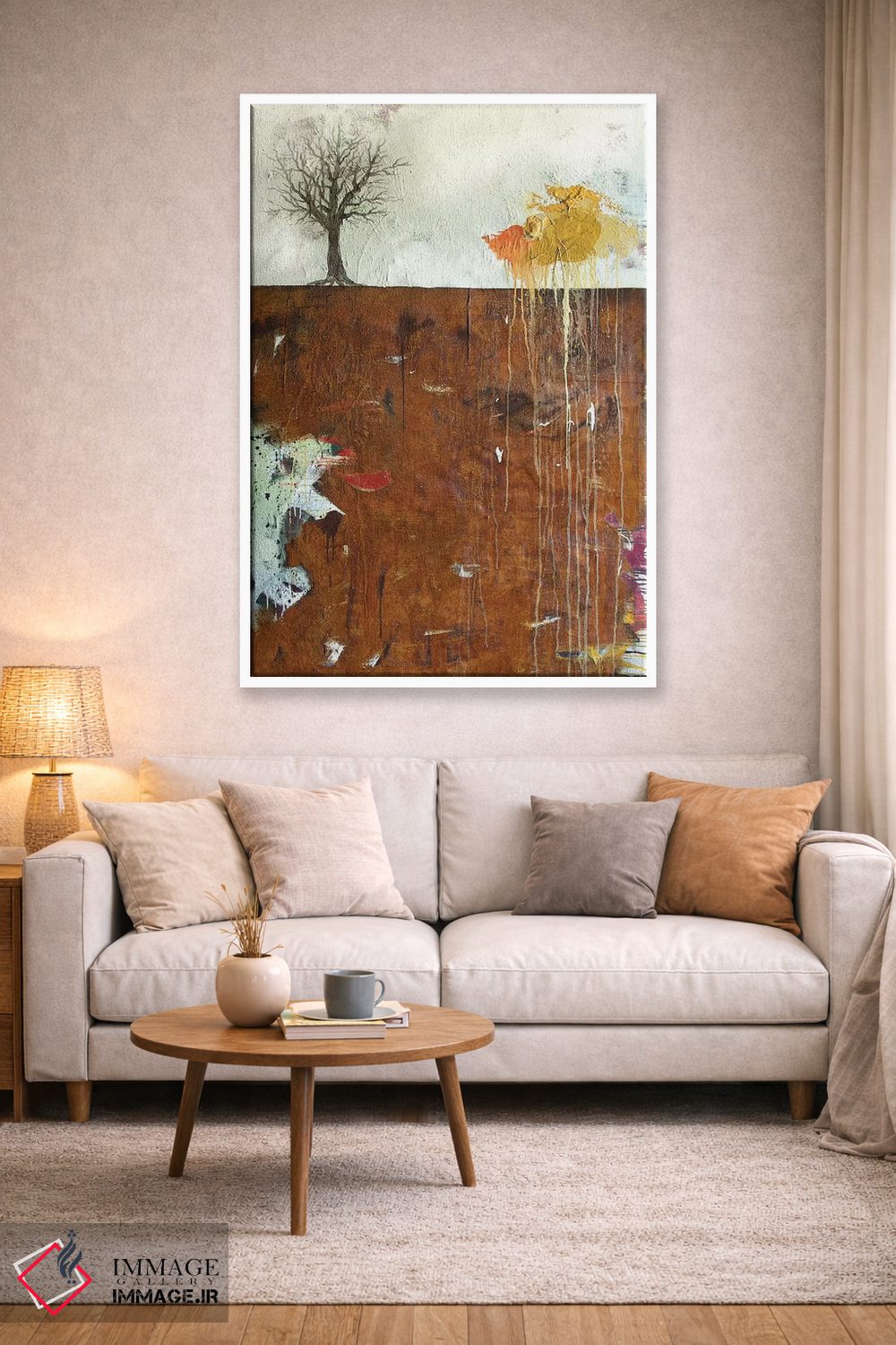 تابلو انتزاعی عمیق اثر کنت یانگستروم - D3W