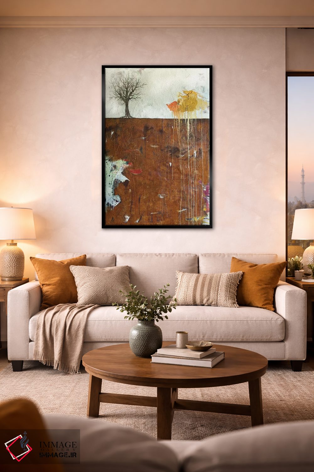 تابلو انتزاعی عمیق اثر کنت یانگستروم - D4B