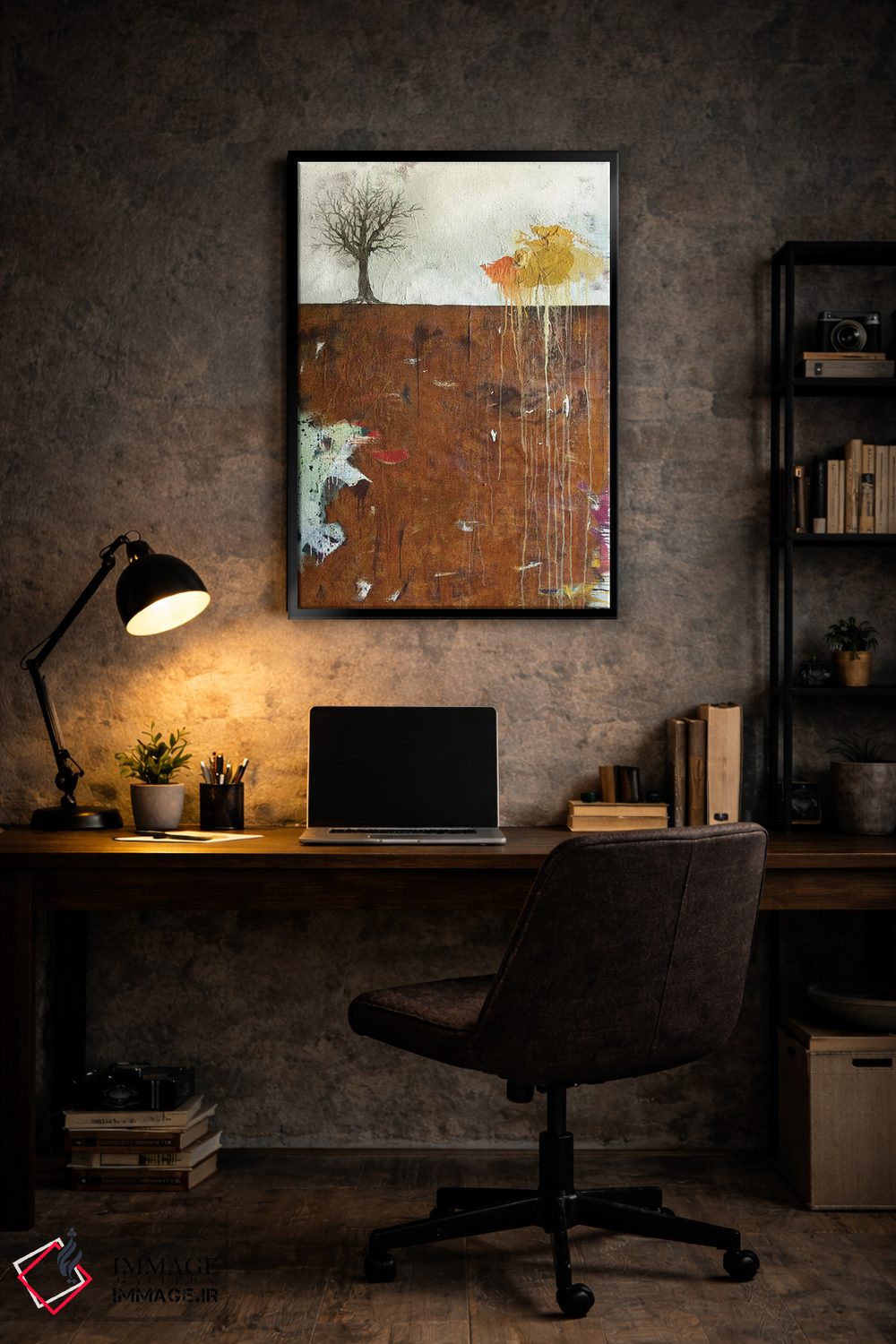 تابلو انتزاعی عمیق اثر کنت یانگستروم - D6B