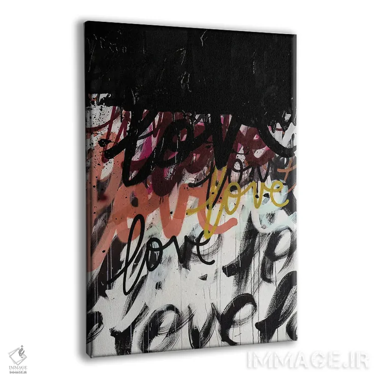 تابلو مدرن عشق من واضح است اثر کنت یانگستروم - نمای پرسپکتیو محصول