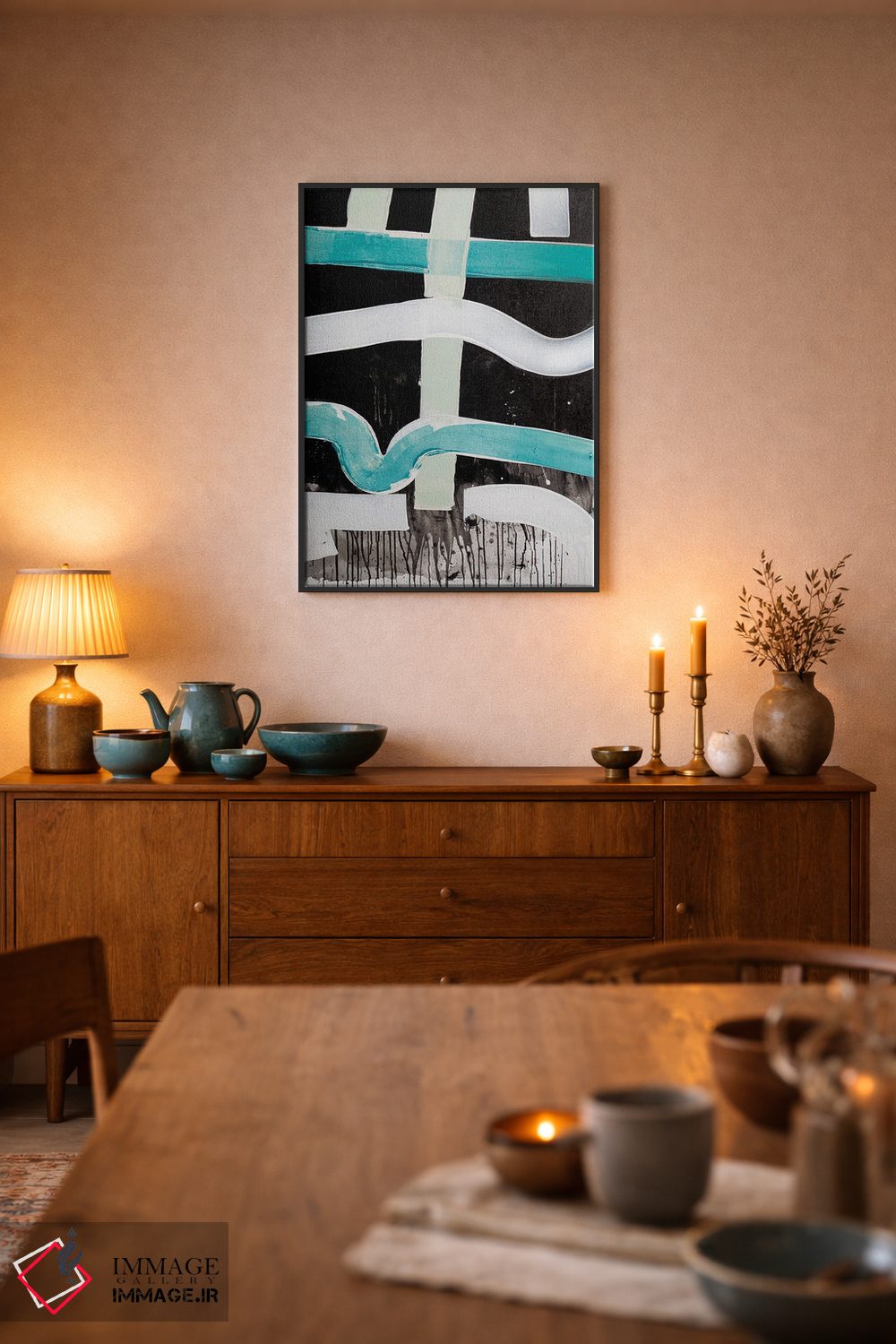 تابلو انتزاعی جکس اثر کنت یانگستروم - D6B