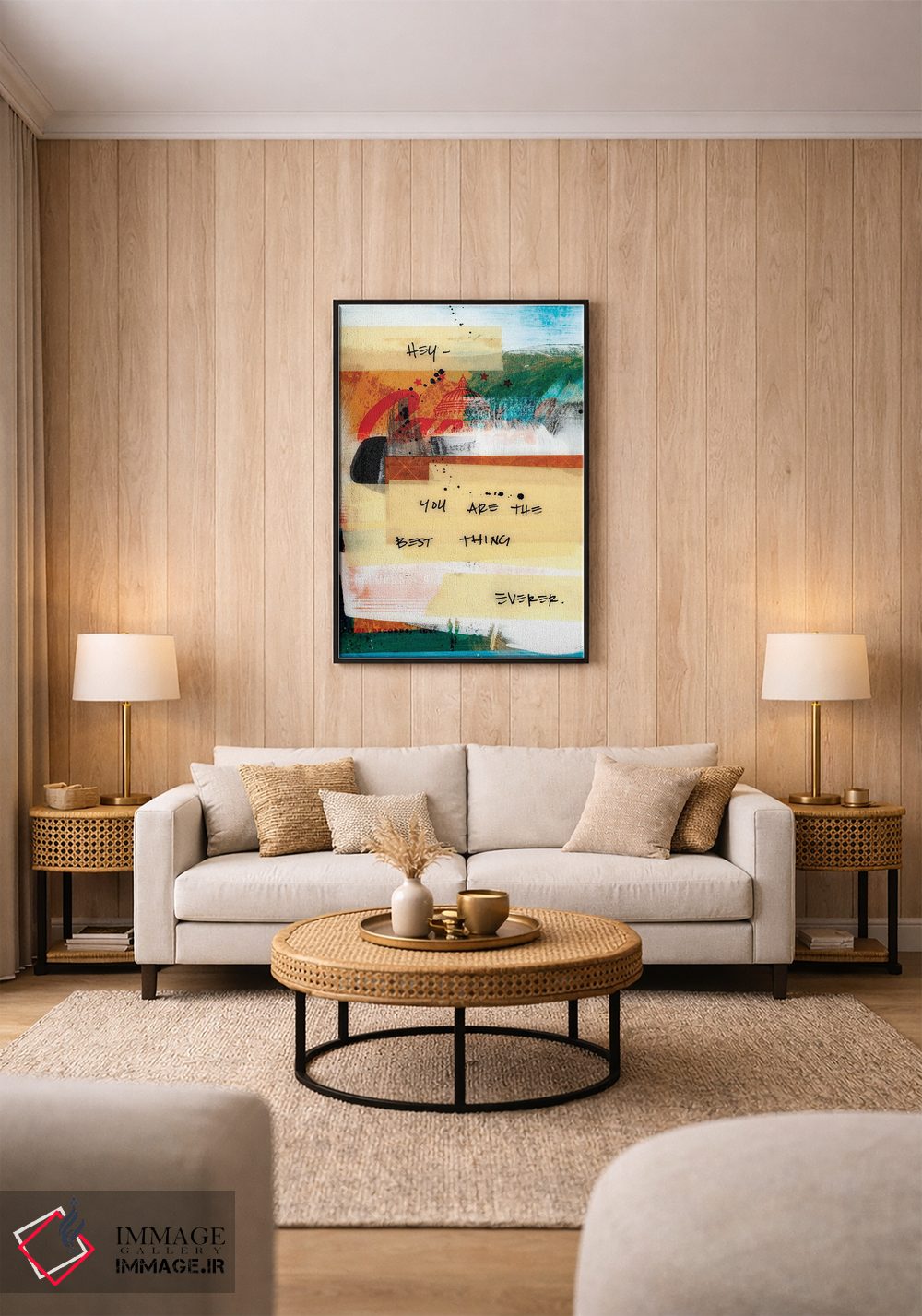 تابلو دکوراتیو بهترین ترین چیز اثر کنت یانگستروم - D1B