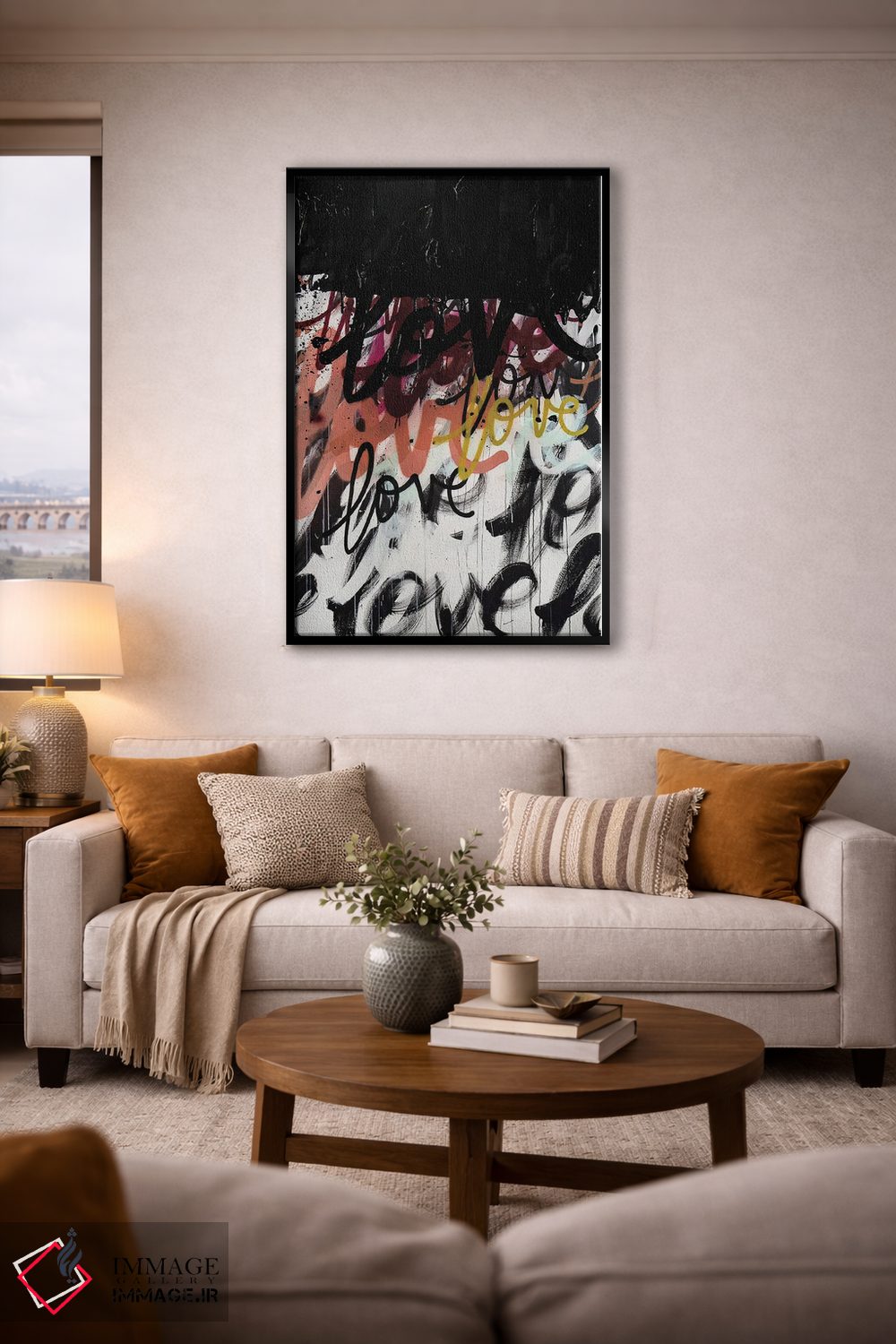 تابلو مدرن عشق من واضح است اثر کنت یانگستروم - D4B