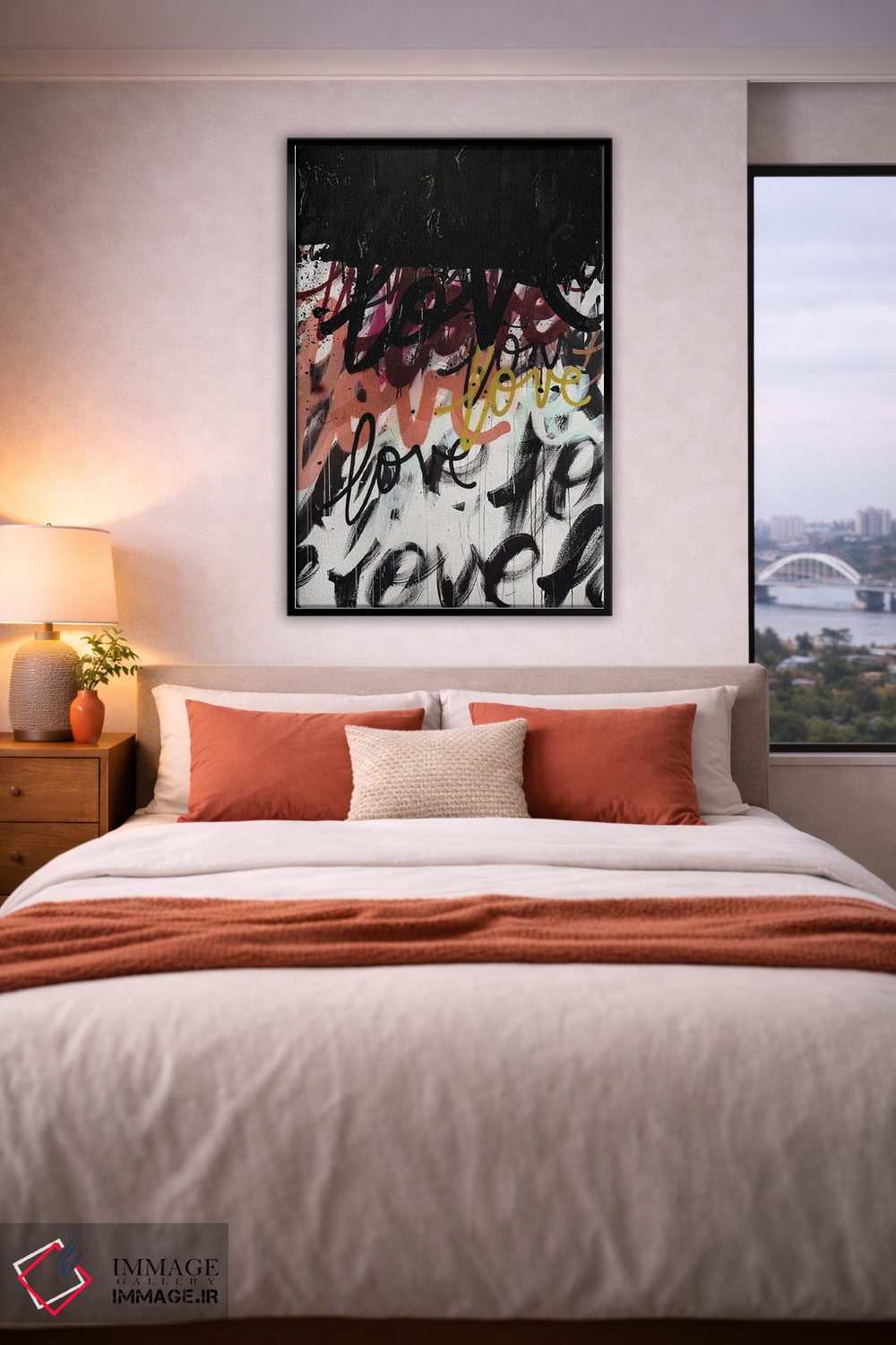 تابلو مدرن عشق من واضح است اثر کنت یانگستروم - D3B