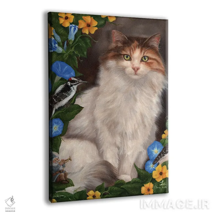 تابلو دکوراتیو در باغ اثر کایرا ویلسون - نمای پرسپکتیو محصول