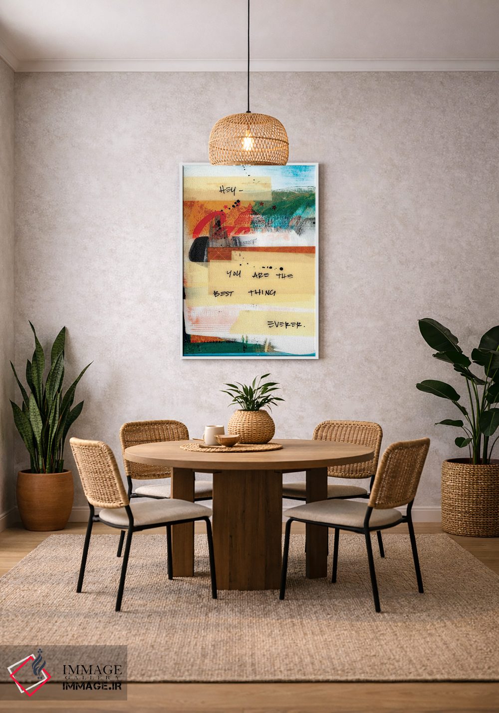 تابلو دکوراتیو بهترین ترین چیز اثر کنت یانگستروم - D3W