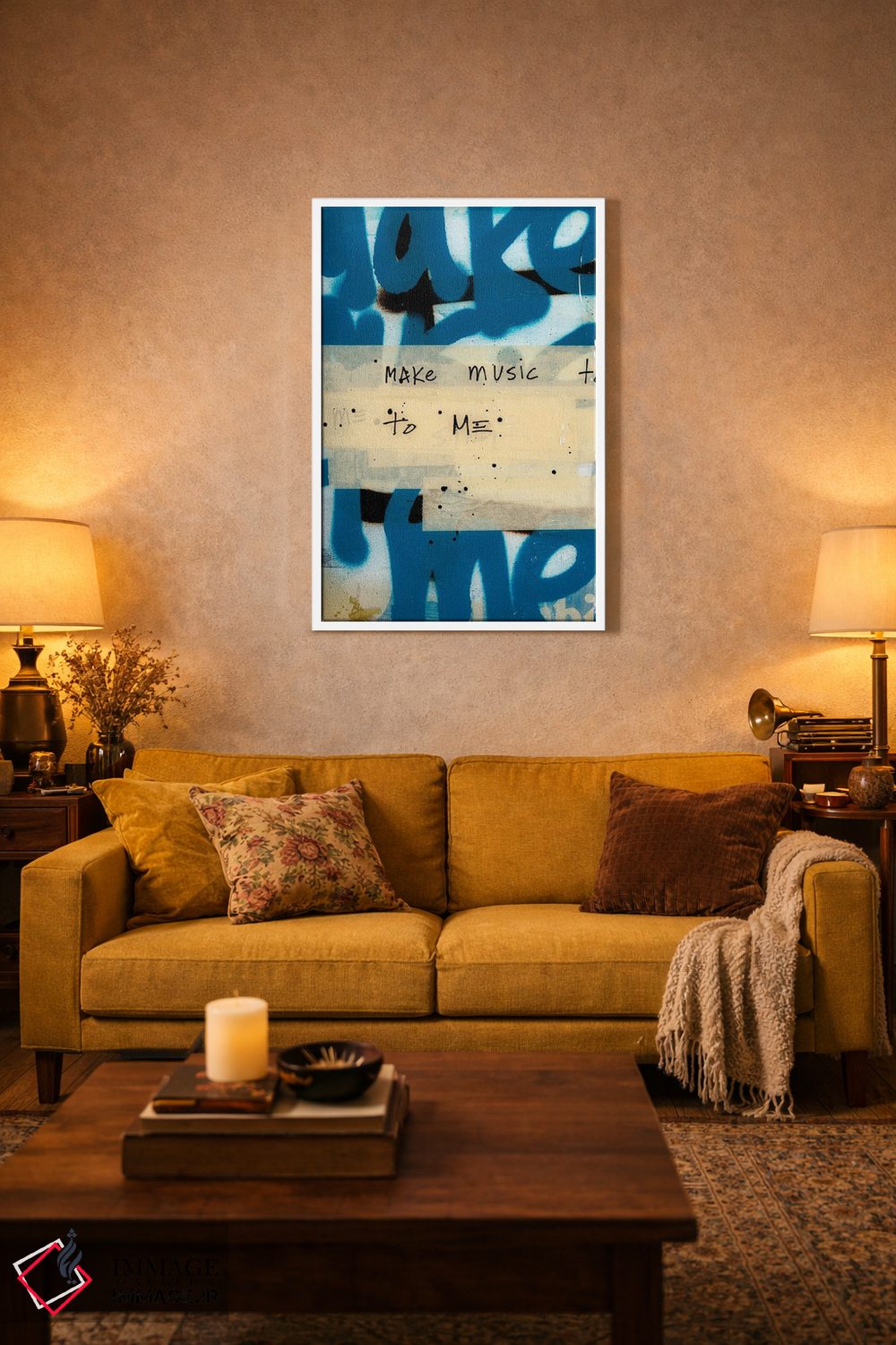 تابلو دکوراتیو برای من موسیقی بساز اثر کنت یانگستروم - D2W
