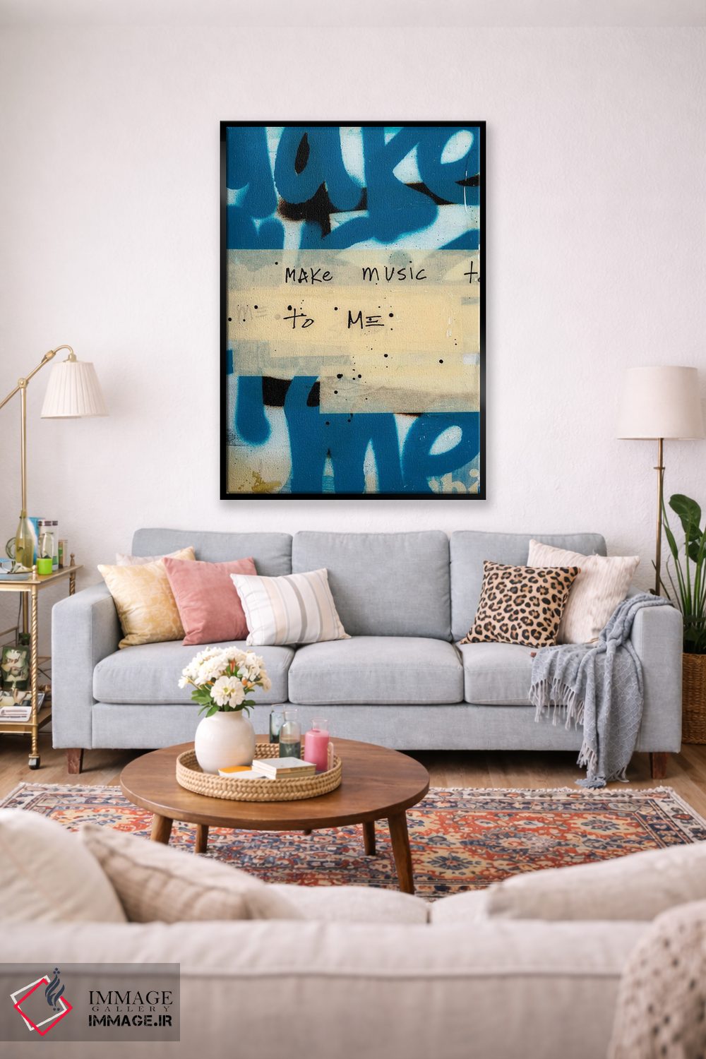 تابلو دکوراتیو برای من موسیقی بساز اثر کنت یانگستروم - D1B