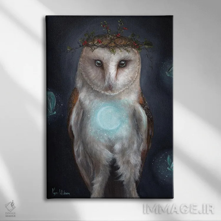 تابلو دکوراتیو ری اثر کایرا ویلسون - نمای روبهرو روی دیوار