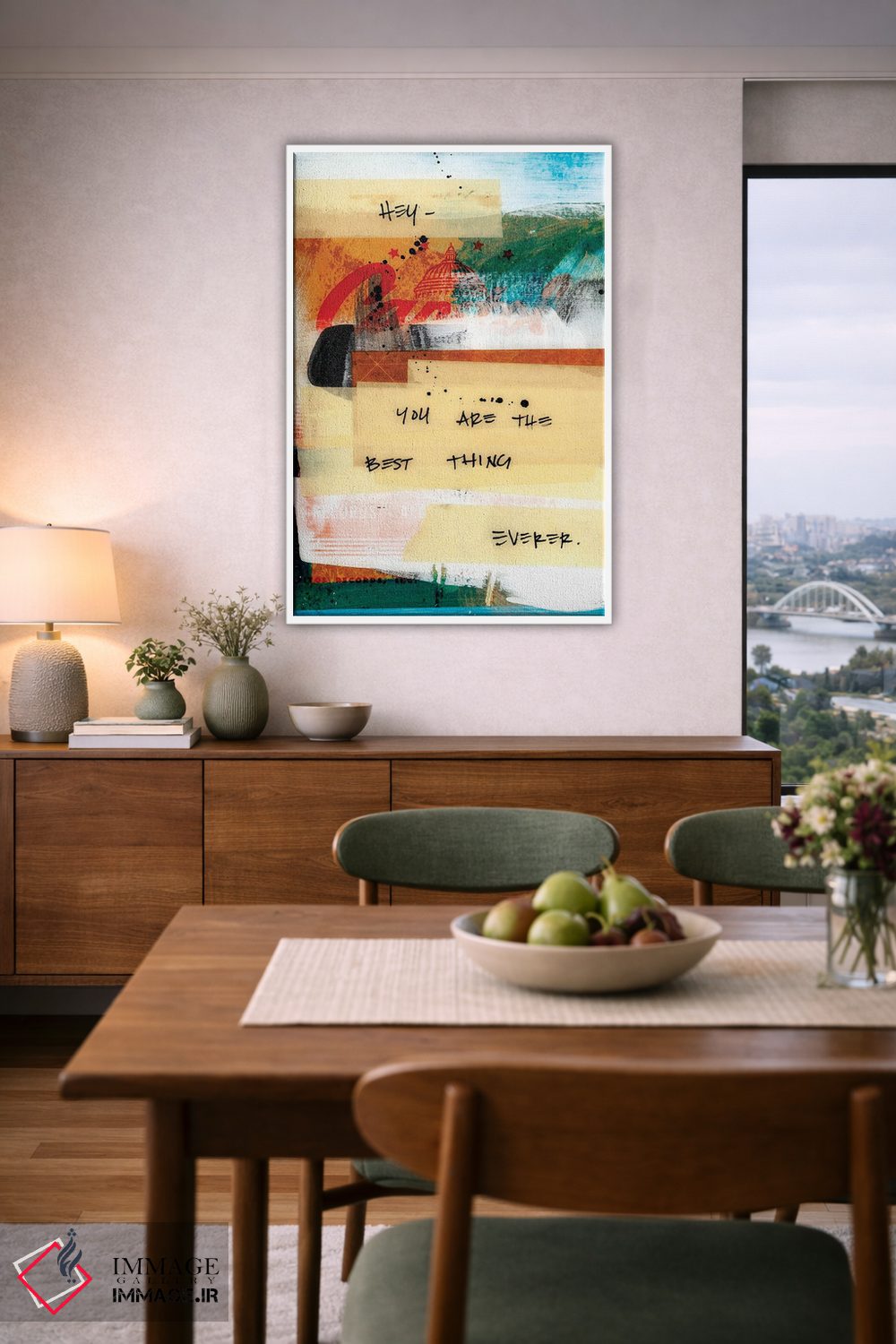 تابلو دکوراتیو بهترین ترین چیز اثر کنت یانگستروم - D6W