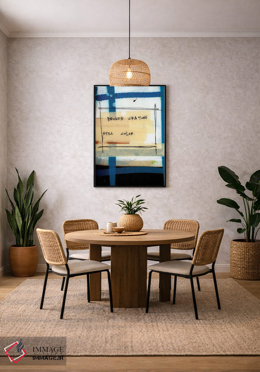 تابلو دکوراتیو مدادشمعی های شکسته اثر کنت یانگستروم - D6B