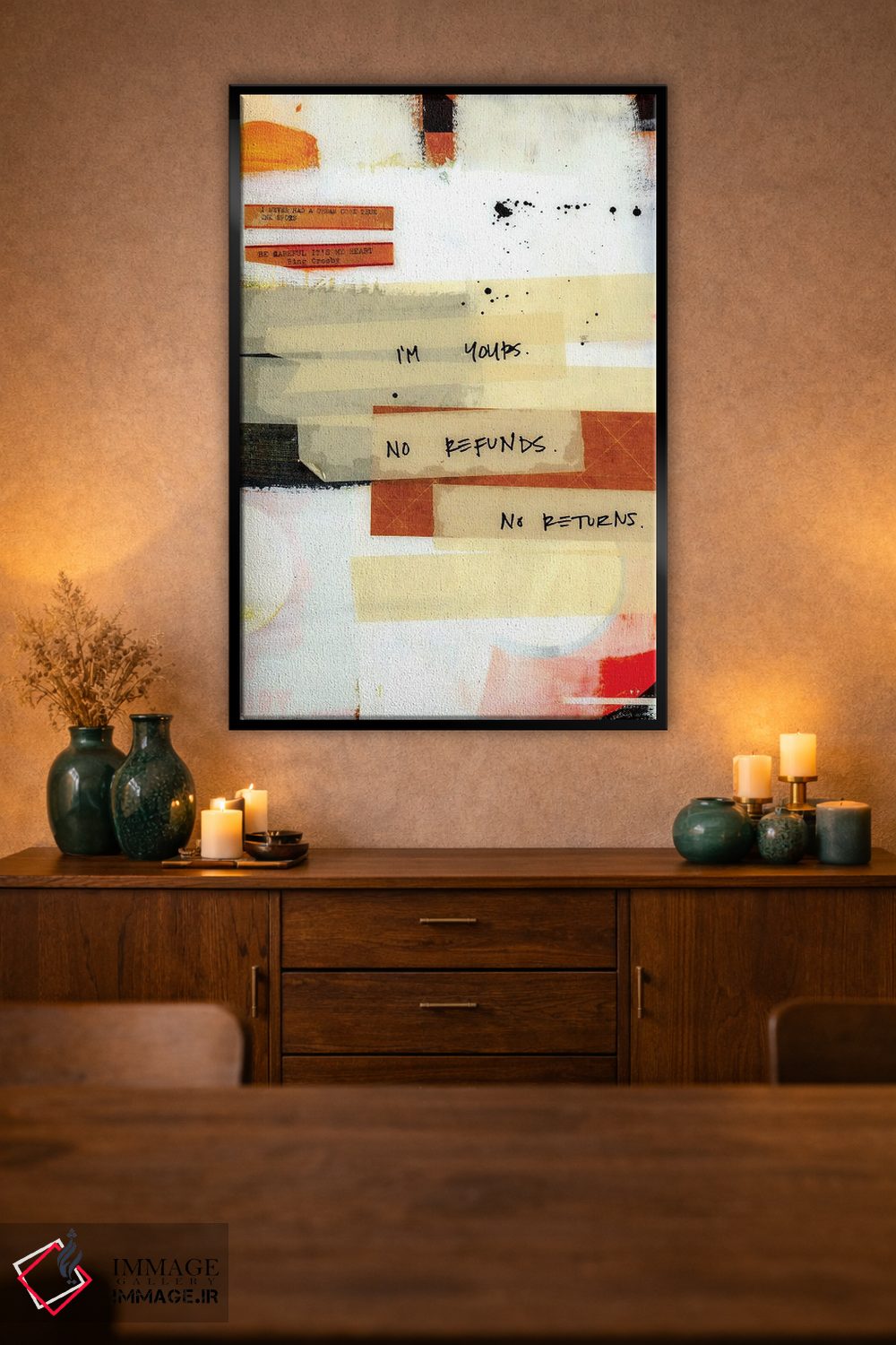 تابلو دکوراتیو بی بازگشت اثر کنت یانگستروم - D1B