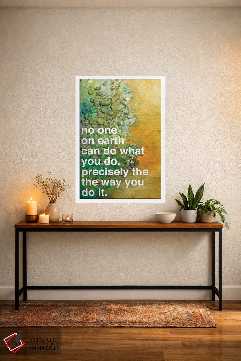 تابلو مدرن هیچ کس ۲ اثر کنت یانگستروم - D2W