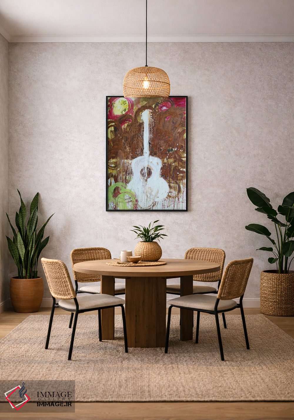 تابلو مدرن موسیقی در وجود من اثر کنت یانگستروم - D4B