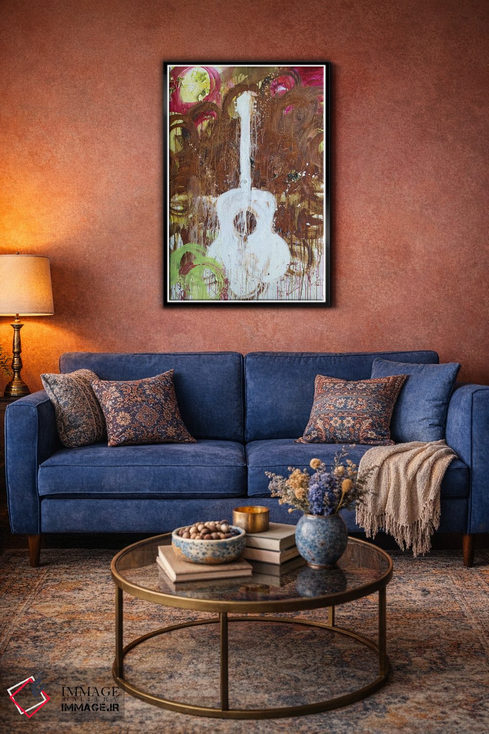 تابلو مدرن موسیقی در وجود من اثر کنت یانگستروم - D5B