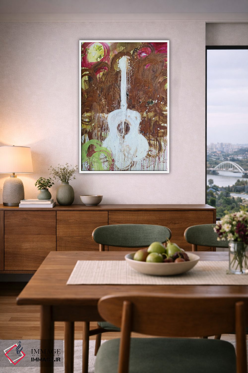 تابلو مدرن موسیقی در وجود من اثر کنت یانگستروم - D6W