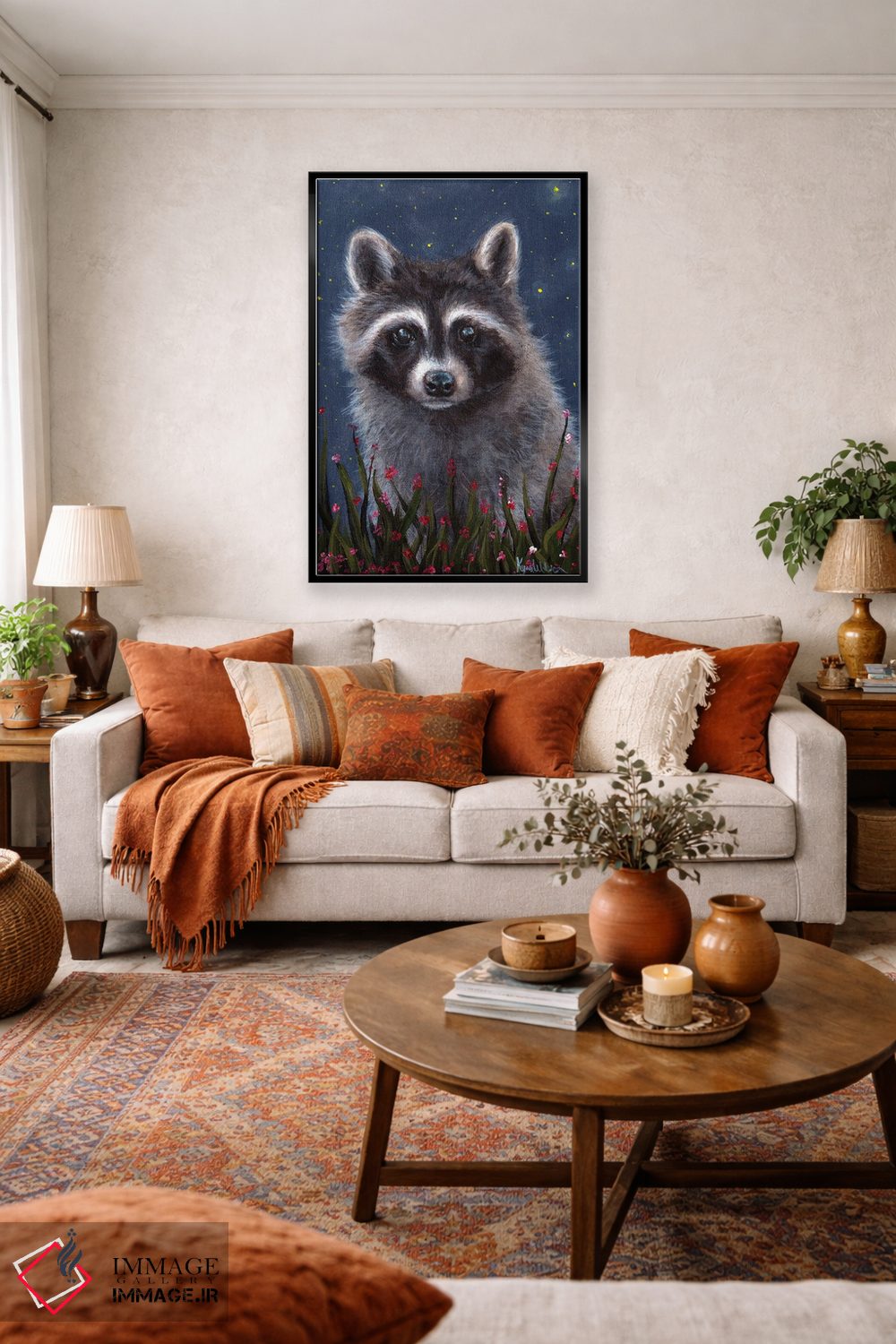 تابلو دکوراتیو راکون اثر کایرا ویلسون - D4B