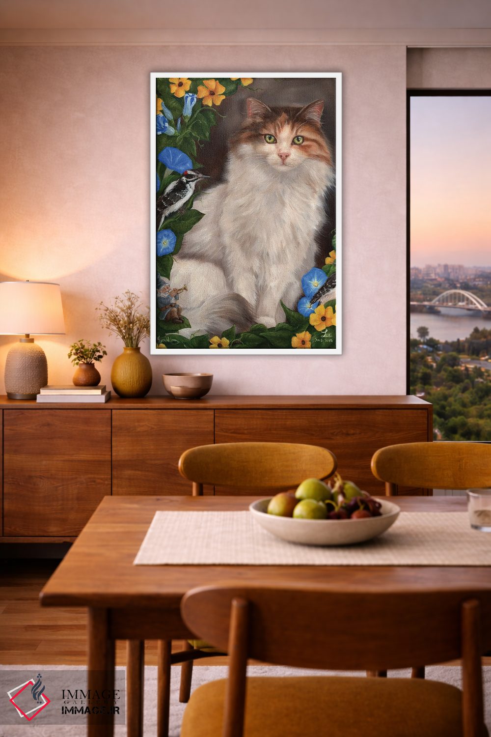 تابلو دکوراتیو در باغ اثر کایرا ویلسون - D6W