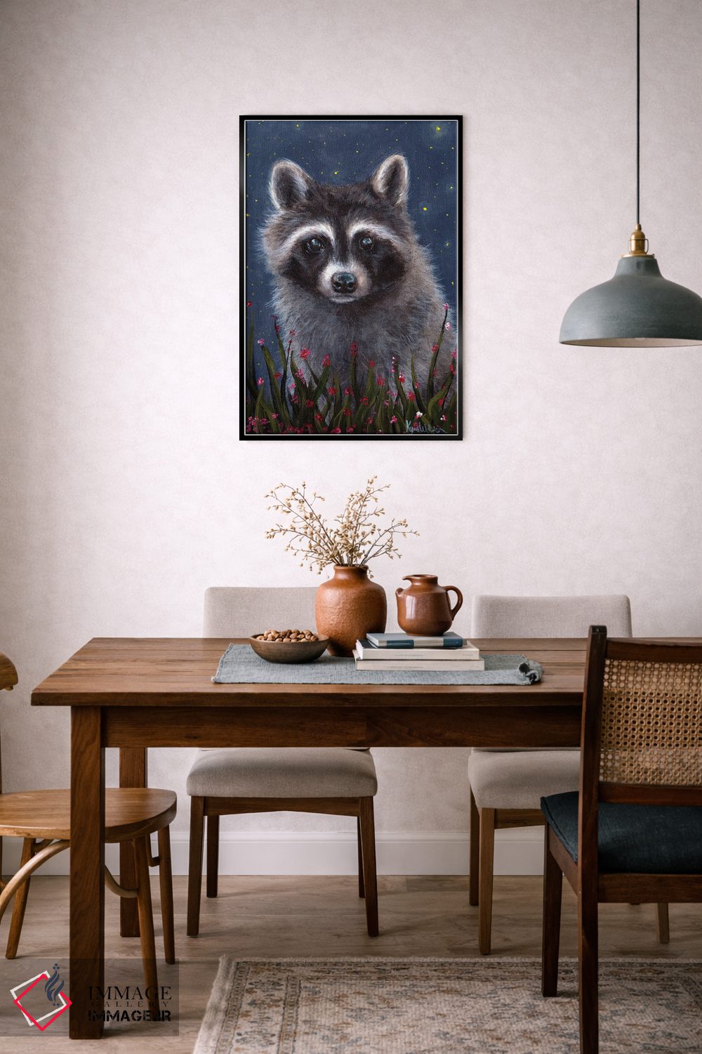 تابلو دکوراتیو راکون اثر کایرا ویلسون - D6B