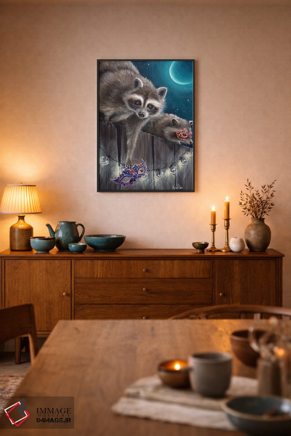 تابلو دکوراتیو بالماسکه اثر کایرا ویلسون - D6B