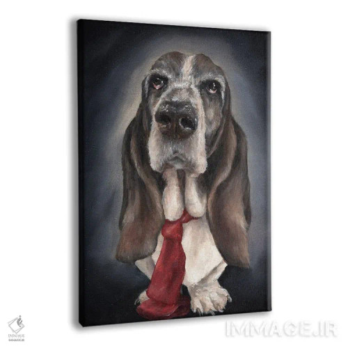 تابلو دکوراتیو سگ شکاری اثر کایرا ویلسون - نمای پرسپکتیو محصول