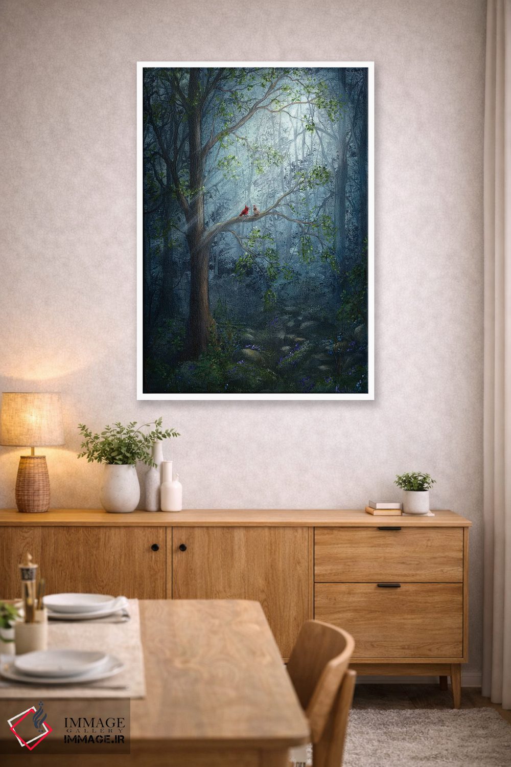 تابلو دکوراتیو جفت جنگلی اثر کایرا ویلسون - D3W