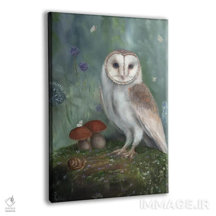 تابلو دکوراتیو دوستان جنگلی اثر کایرا ویلسون - نمای پرسپکتیو محصول