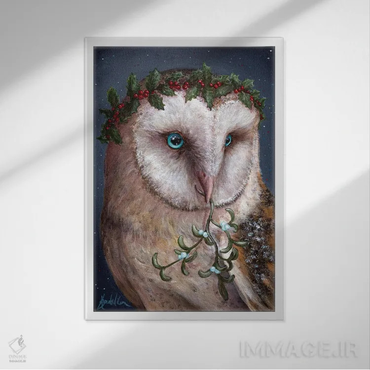 تابلو دکوراتیو میستل اثر کایرا ویلسون - نمای قابدار سفید