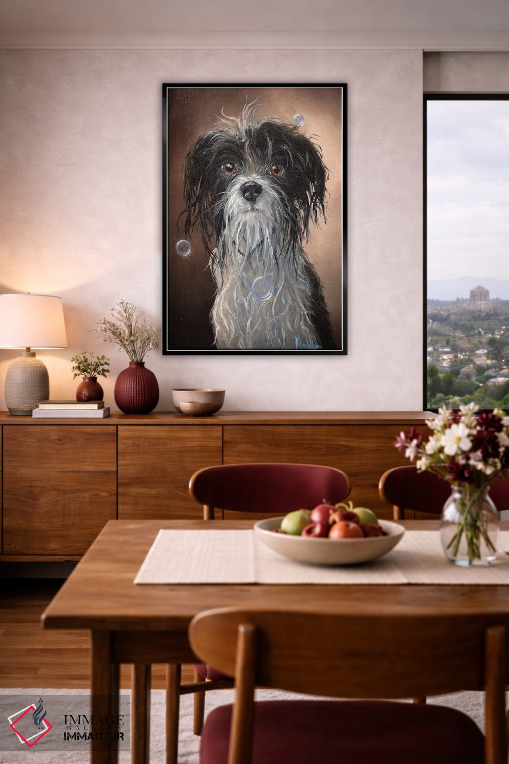 تابلو دکوراتیو سگ خیس اثر کایرا ویلسون - D4B