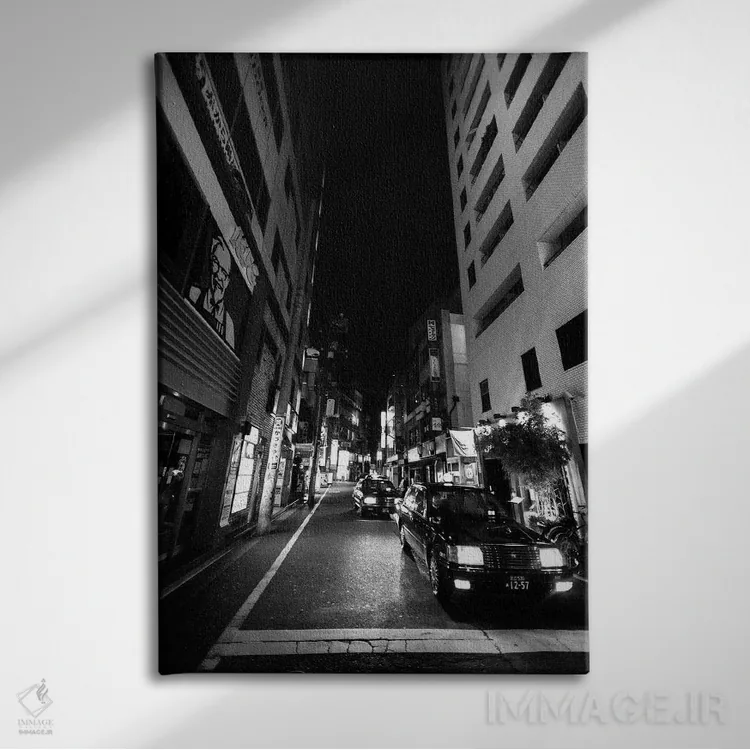 تابلو دکوراتیو یک یاکوزا، کی اف سی لطفا اثر کنزو ایجیری - نمای روبهرو روی دیوار