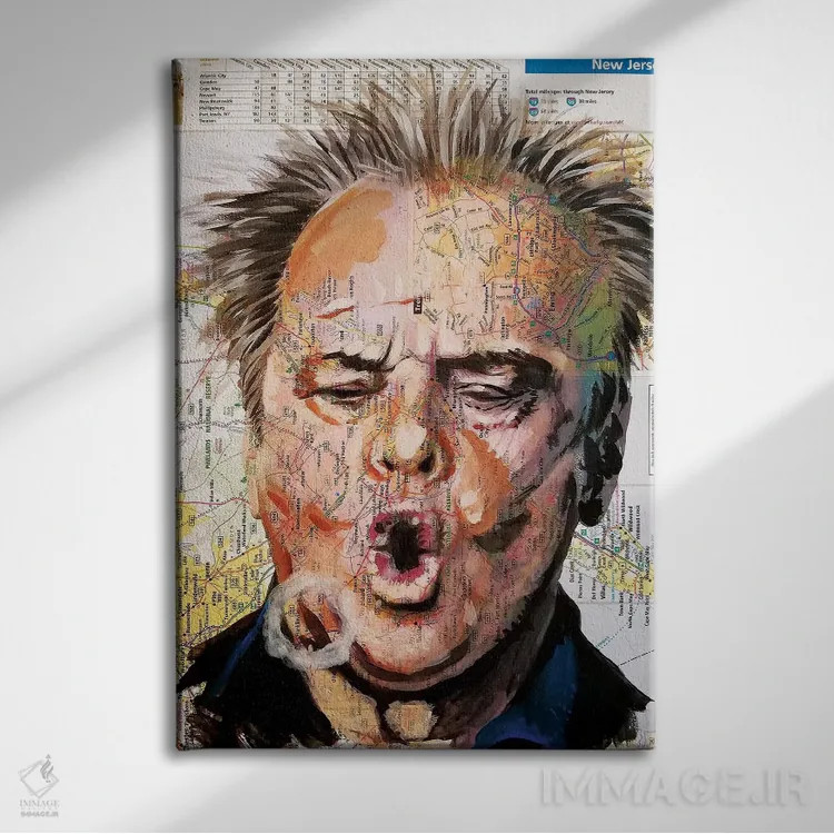 تابلو دکوراتیو جک از نیوجرسی اثر کایل ویلیس - نمای روبهرو روی دیوار