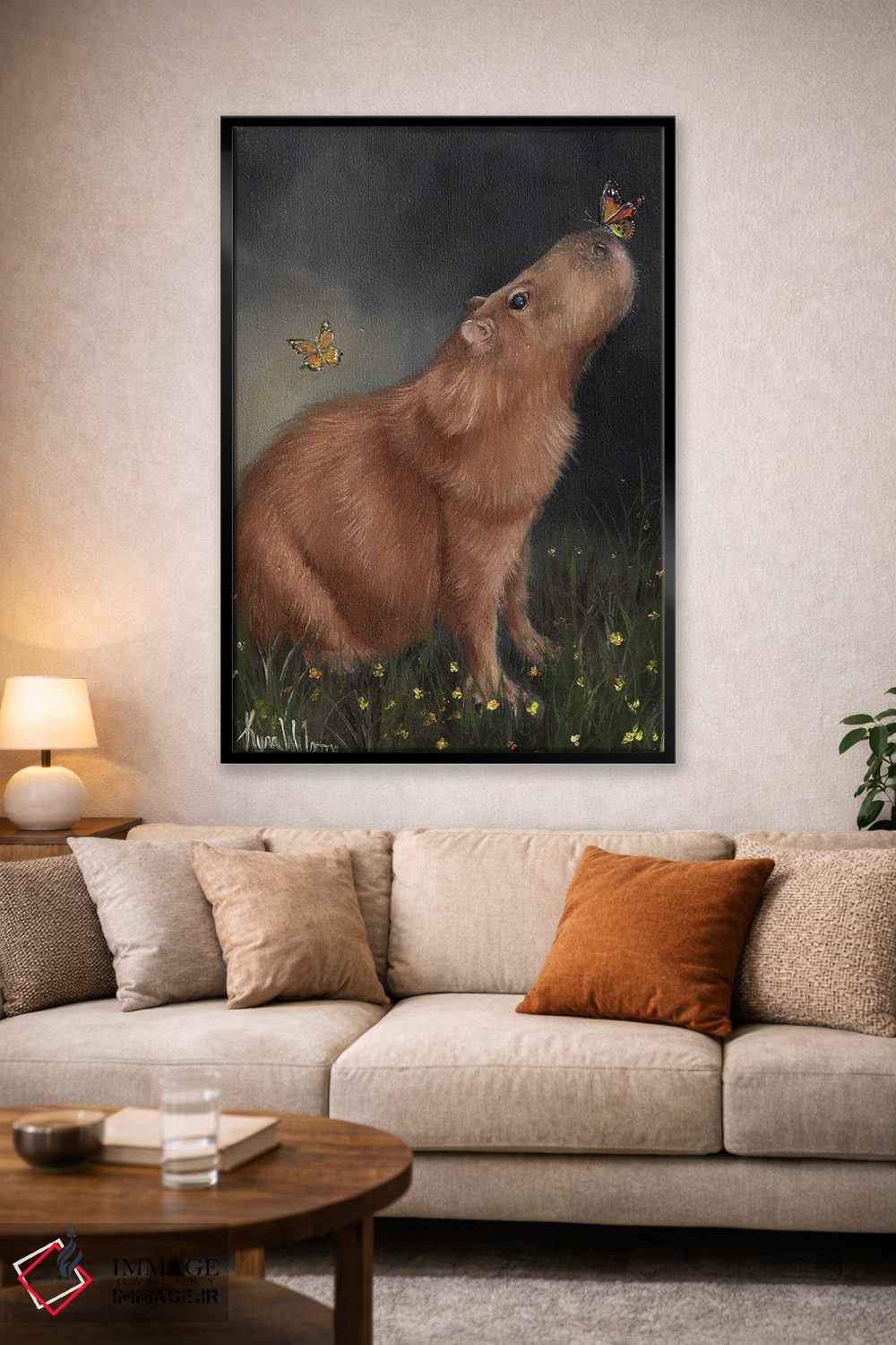 تابلو دکوراتیو کاپیبارا اثر کایرا ویلسون - D2B