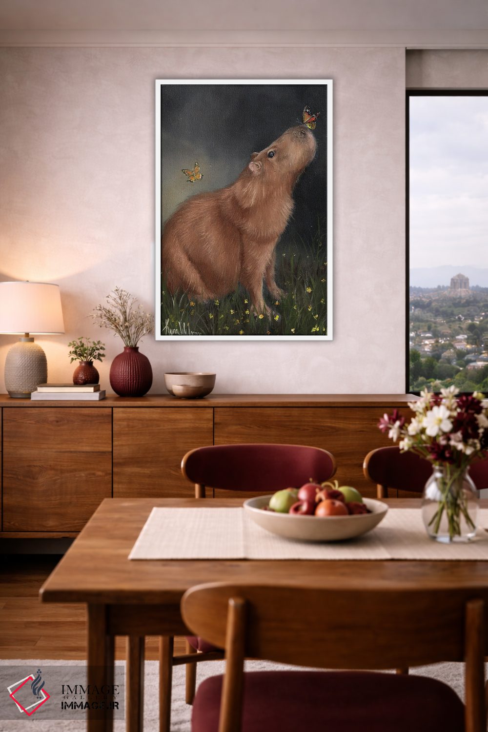 تابلو دکوراتیو کاپیبارا اثر کایرا ویلسون - D4W