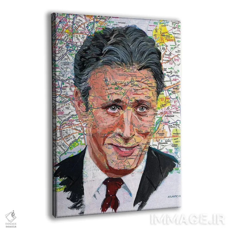 تابلو دکوراتیو جان استوارت اثر کایل ویلیس - نمای پرسپکتیو محصول