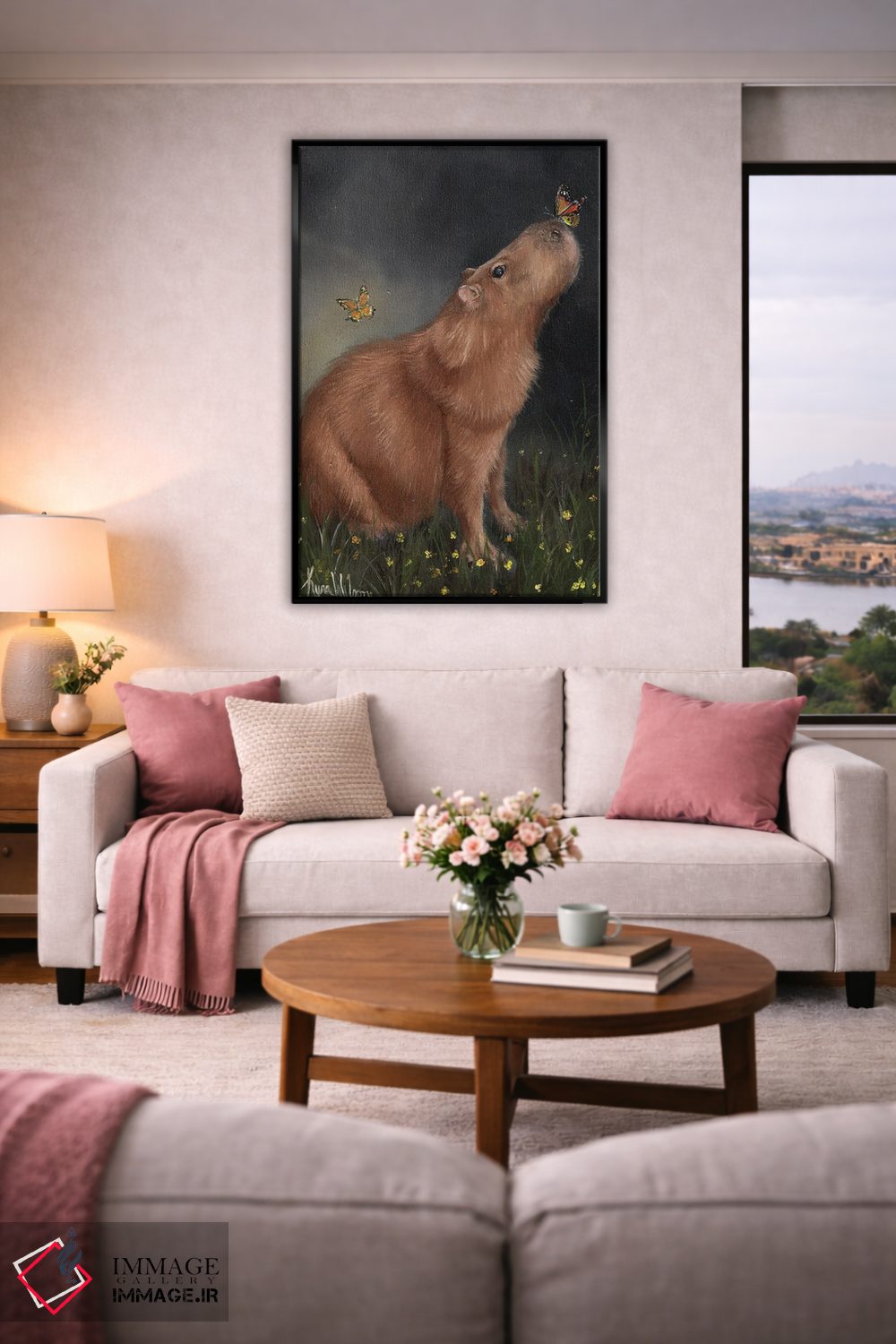 تابلو دکوراتیو کاپیبارا اثر کایرا ویلسون - D5B