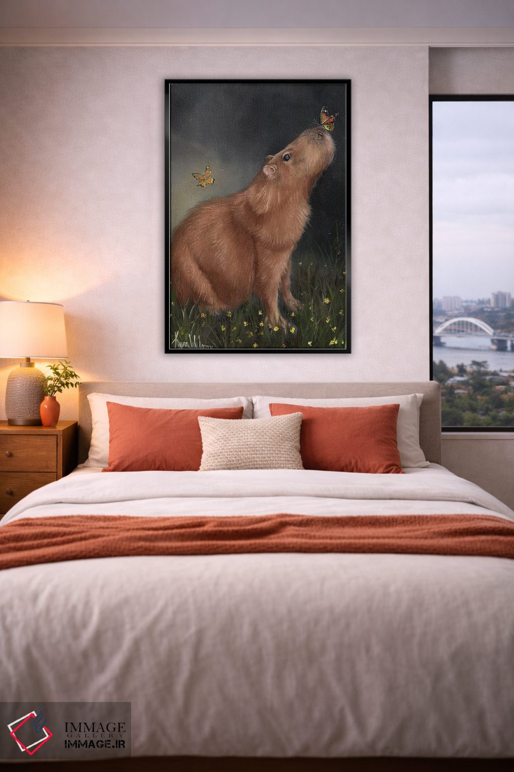 تابلو دکوراتیو کاپیبارا اثر کایرا ویلسون - D6B