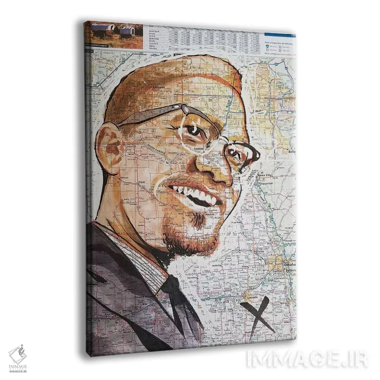 تابلو دکوراتیو مالکوم از نبراسکا اثر کایل ویلیس - نمای پرسپکتیو محصول