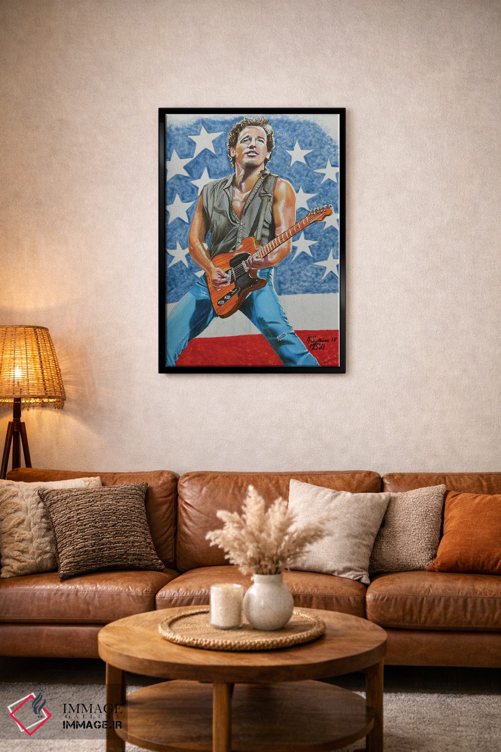 تابلو دکوراتیو بروس اسپرینگستین اثر کتی سالیوان - D3B