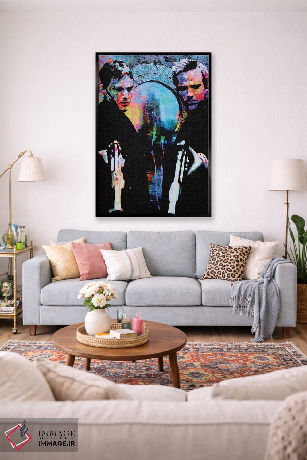 تابلو دکوراتیو قدیسان بونداک اثر کایل ویلیس - D1B