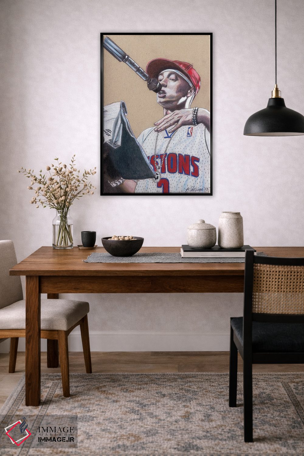 تابلو دکوراتیو امینم اثر کتی سالیوان - D5B