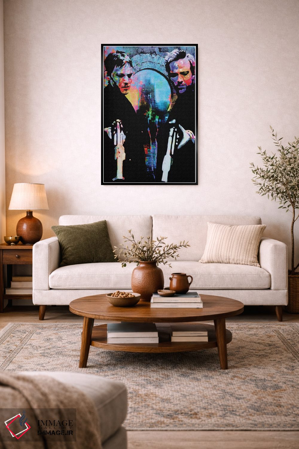 تابلو دکوراتیو قدیسان بونداک اثر کایل ویلیس - D5B