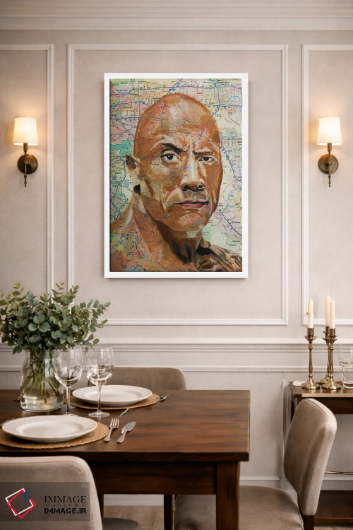 تابلو دکوراتیو دواین اثر کایل ویلیس - D1W