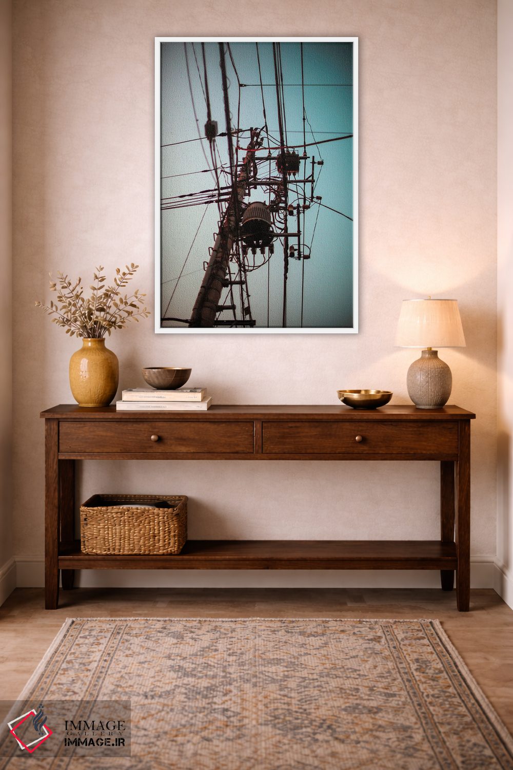 تابلو دکوراتیو موج های ژاپن اثر کنزو ایجیری - D1W