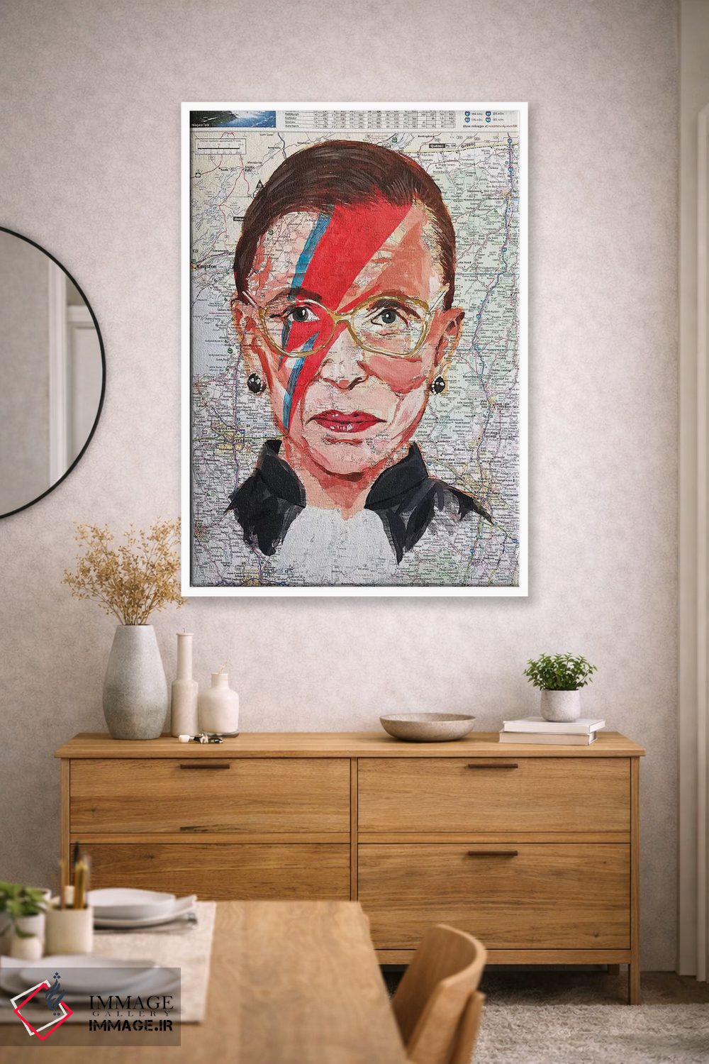 تابلو دکوراتیو روث از نیویورک اثر کایل ویلیس - D1W