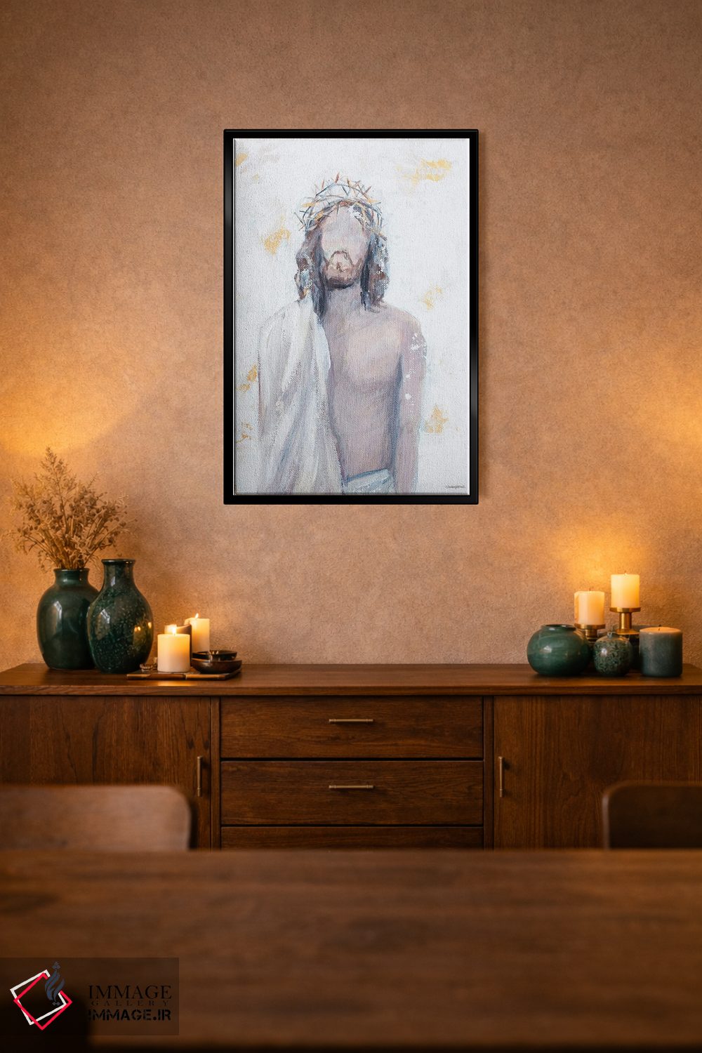 تابلو مدرن تاج خار اثر مکنزی کیسل - D2B