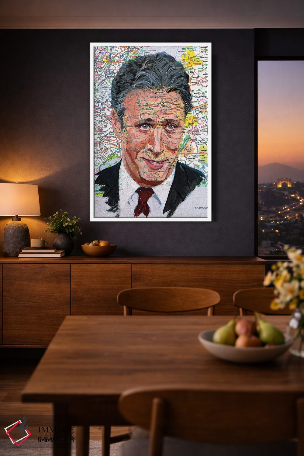 تابلو دکوراتیو جان استوارت اثر کایل ویلیس - D3W