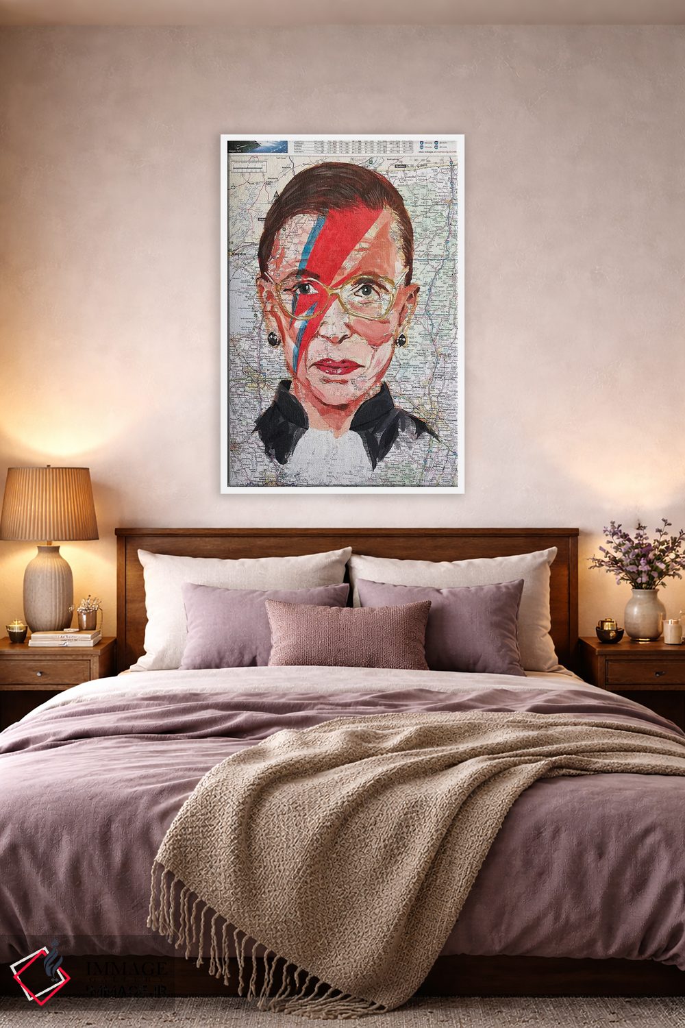 تابلو دکوراتیو روث از نیویورک اثر کایل ویلیس - D3W